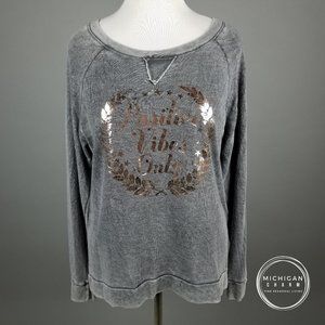 Positive Vibes Only French Terry Top